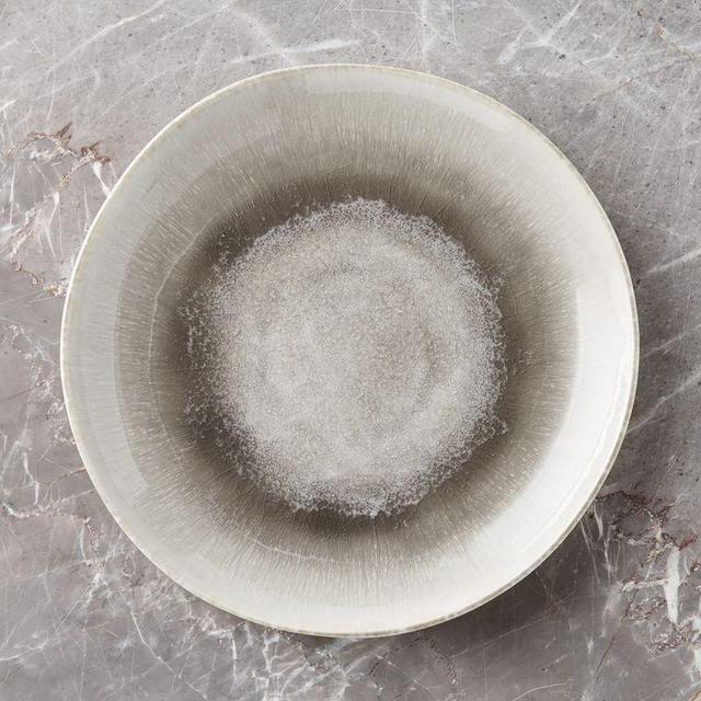 Caspian Grey Reactive Glaze Dinner Plate