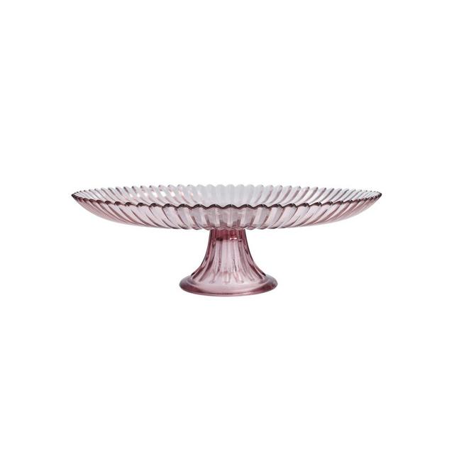 Fortessa Archie Pink Large Cake Stand 13x4.1"