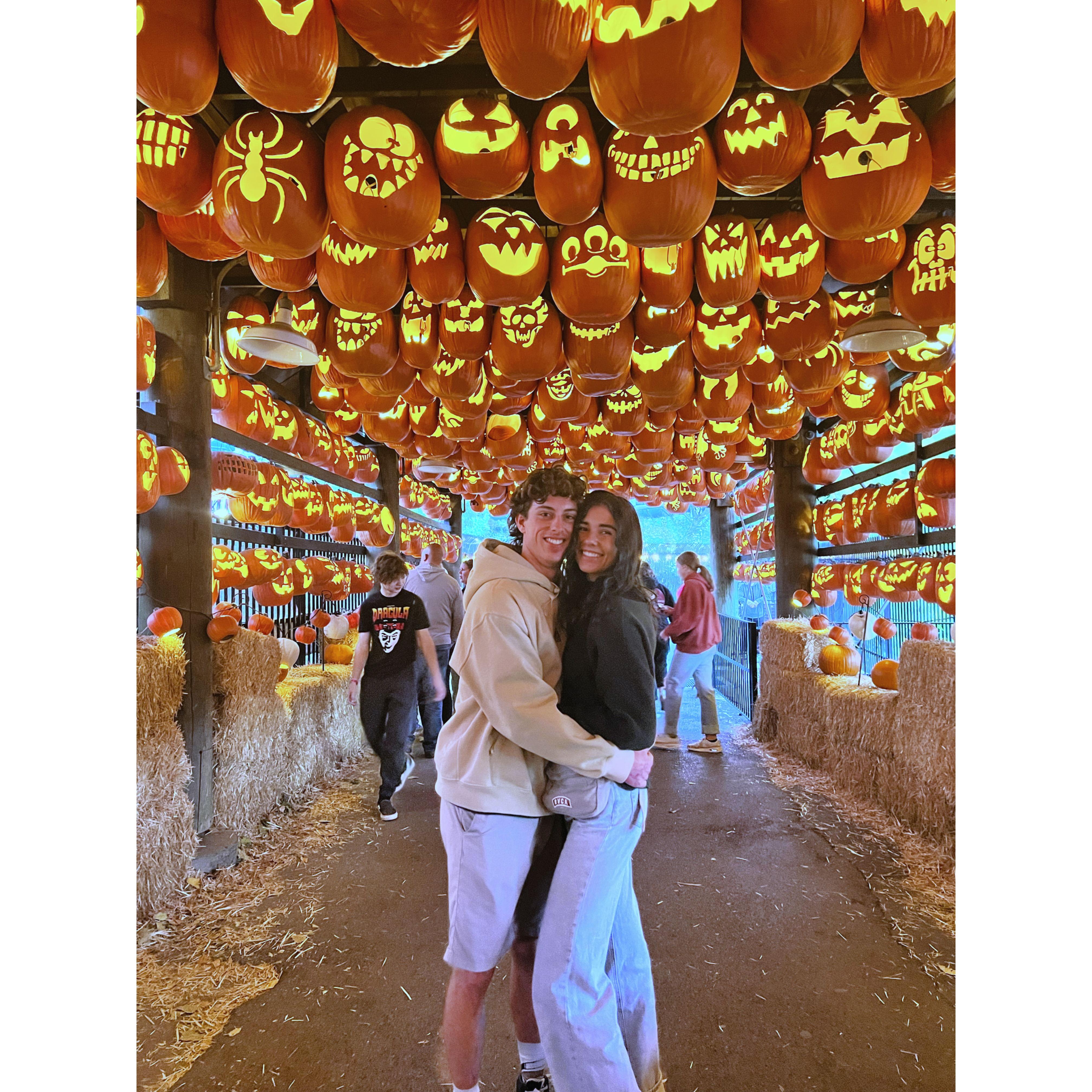 First small trip together! We got to go to Lagoon during Frightmares with some of our cute friends.