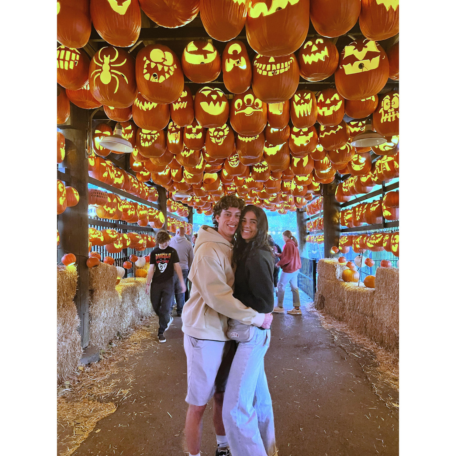 First small trip together! We got to go to Lagoon during Frightmares with some of our cute friends.