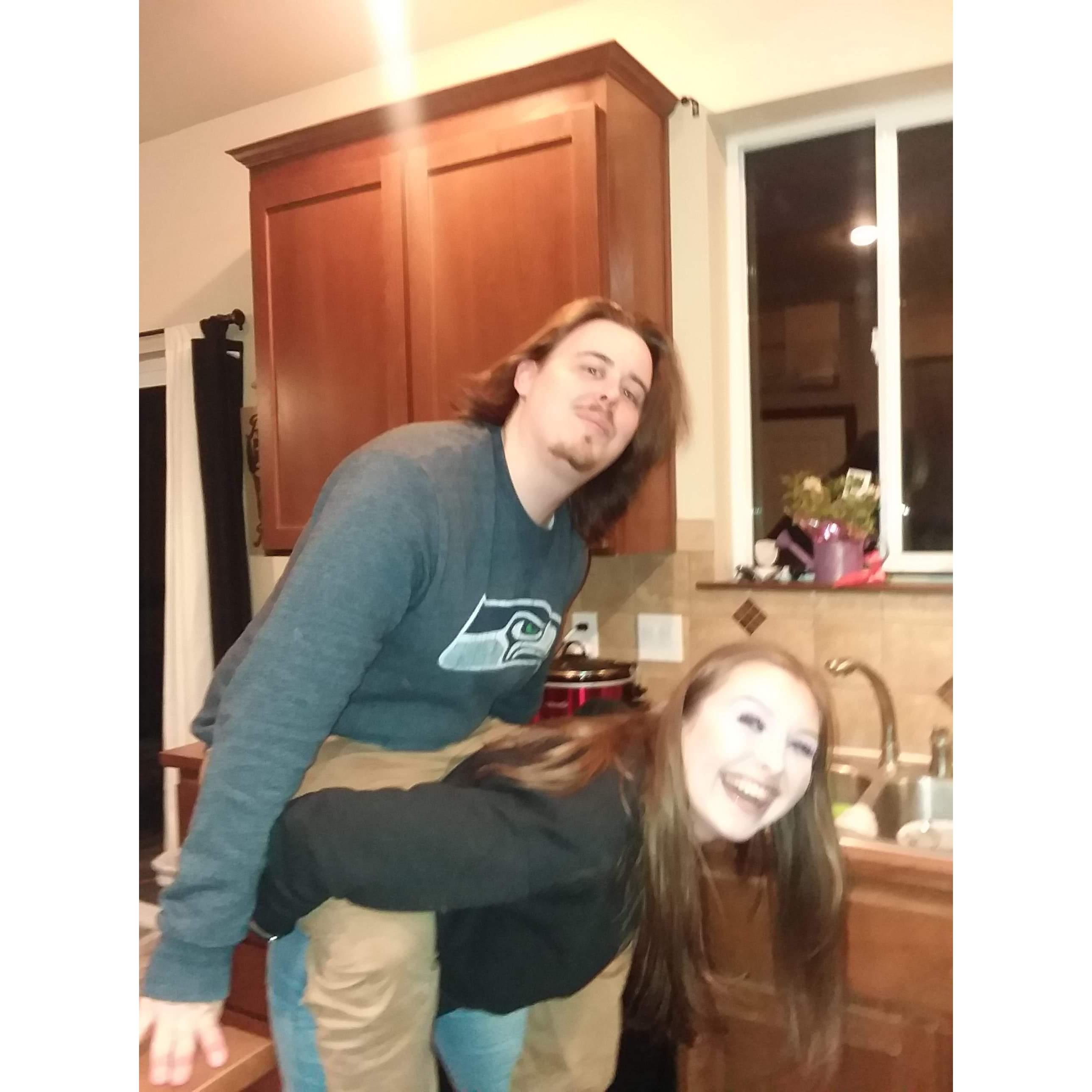 This photo captures us perfectly. Michael, you’re my partner, my best friend, and the one I can’t wait to keep laughing with for a lifetime.