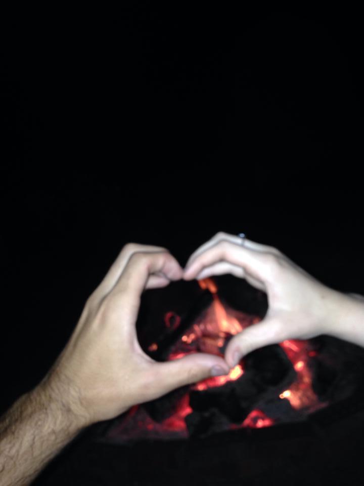 our fist time camping out