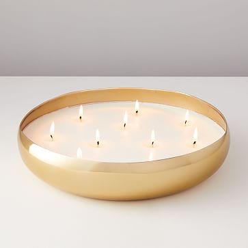 Oversized Metal Candle