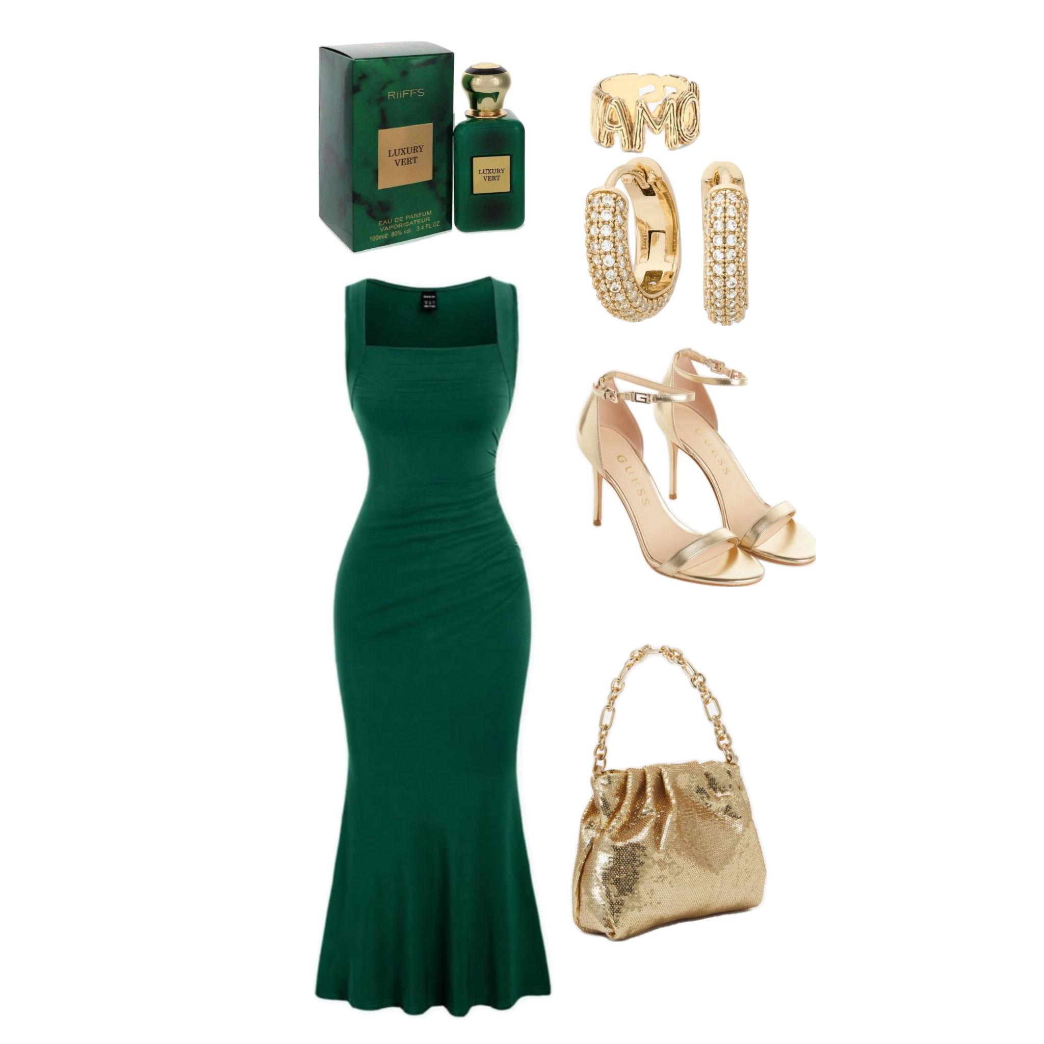 Green Dress inspiration outfit