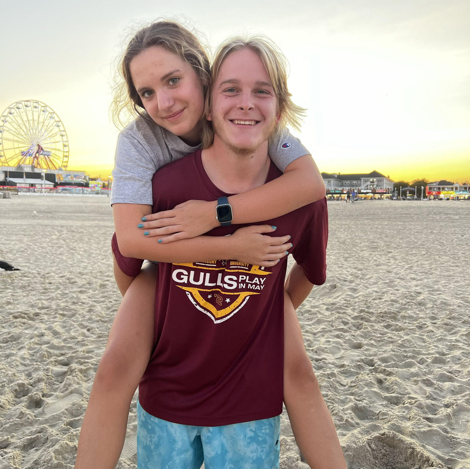Our first photo together!