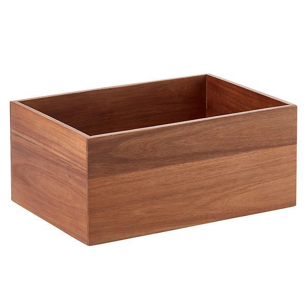 Rowan Small Acacia Bin