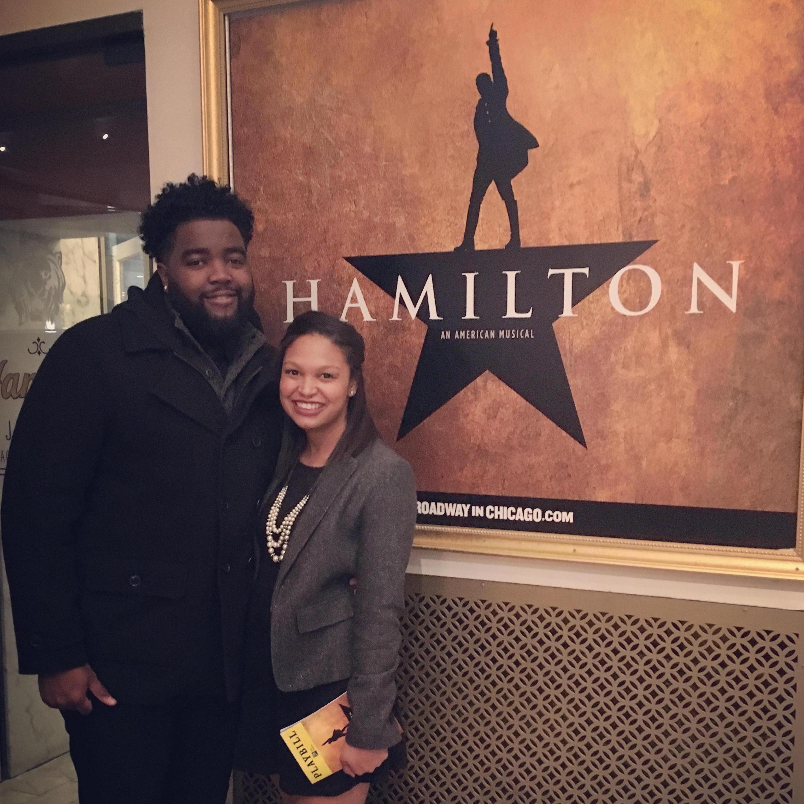 Syd's birthday trip to Chicago to see Hamilton - 2017
