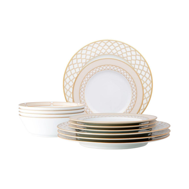 Noritake Eternal Palace Gold 12-Pc Dinnerware Set, Service for 4