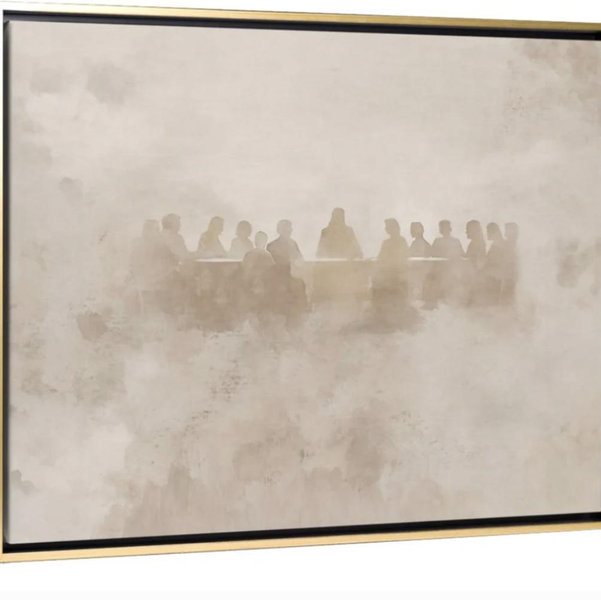 The Last Supper - Framed Canvas
