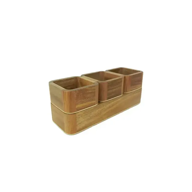 Haven™ Acacia 4-Piece Stacking Organizer Set