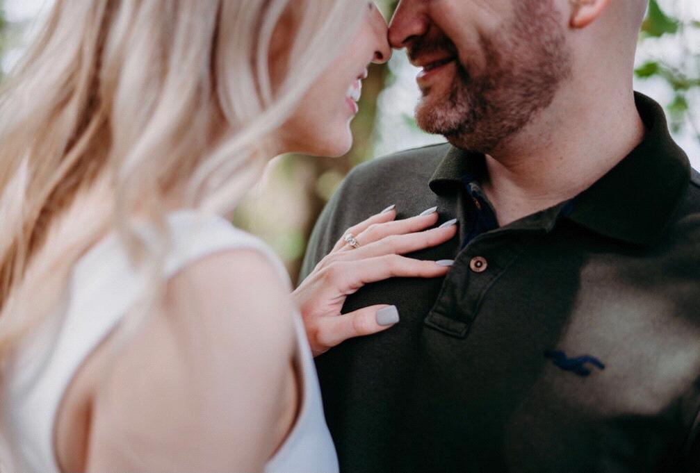 Engagement pictures shot by Sweetest Stills Photography.