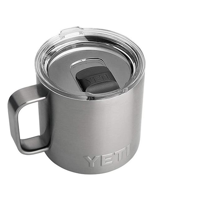 YETI Rambler 14 oz Mug, Vacuum Insulated, Stainless Steel with MagSlider Lid