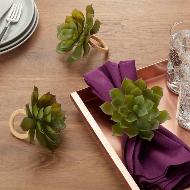 Succulent Napkin Ring