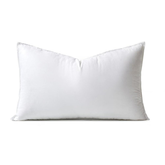 MIULEE 12x20 Down Alternative Pillow Insert Decorative Throw Pillow 12 x 20 Inch Body Bed Sleeping Ultra Soft Fluffy Form for Sofa Couch Bed