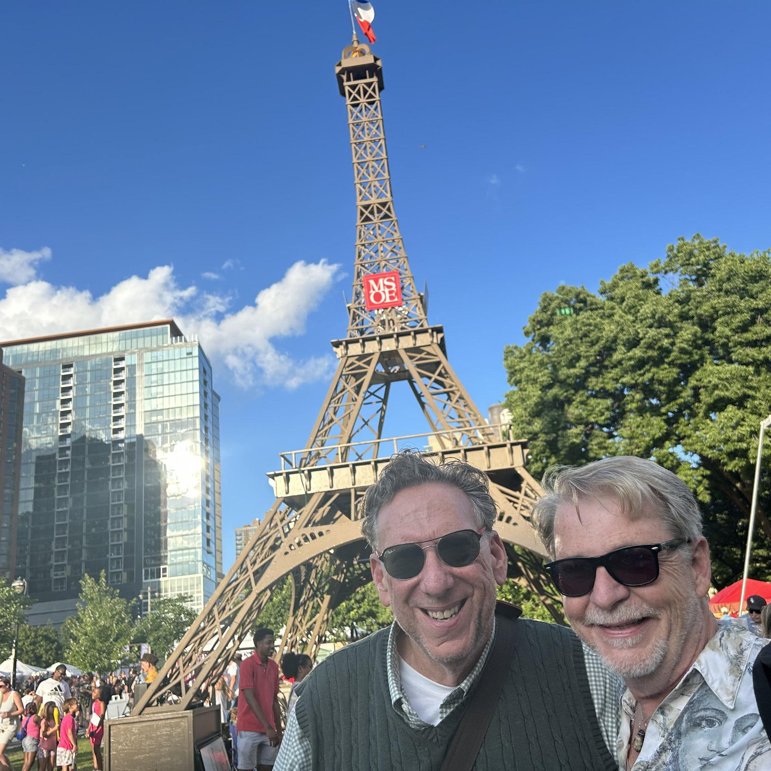 No, were not in Paris yet but at Bastille Days Festival Milwaukee