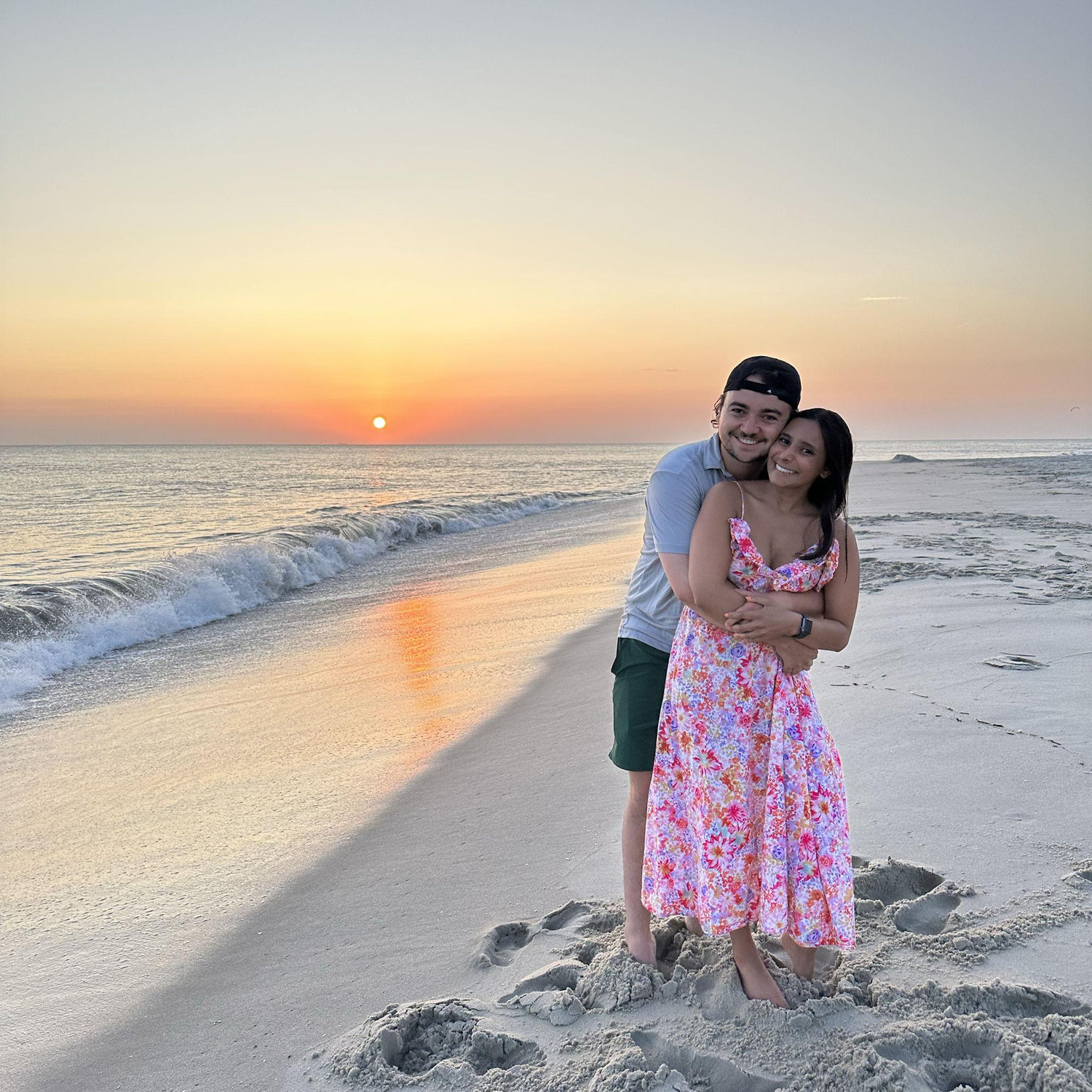 Yearly sunset pics in Cape May, NJ