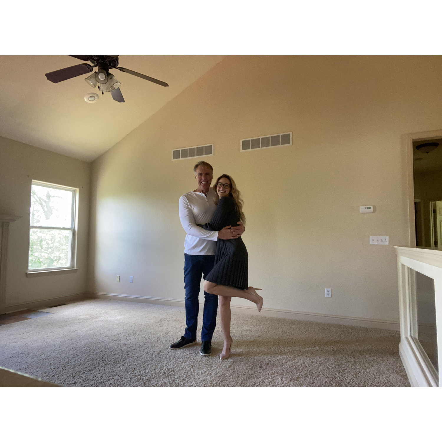 The day we bought our first home!