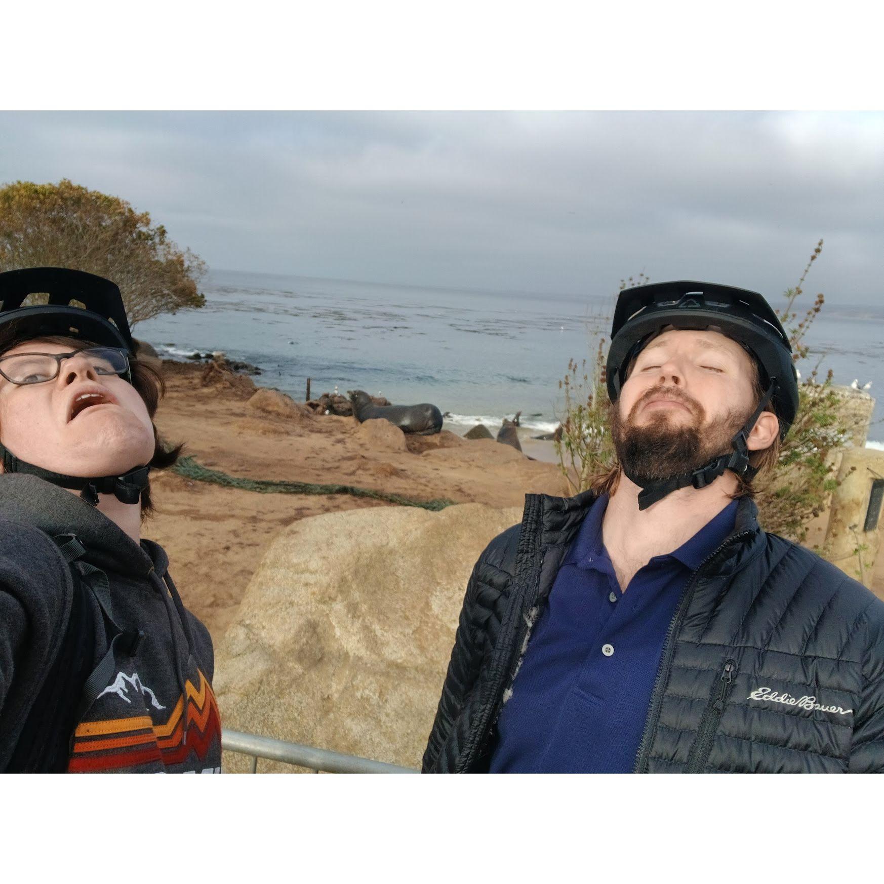 Our best sea lion impression in Monterey Bay