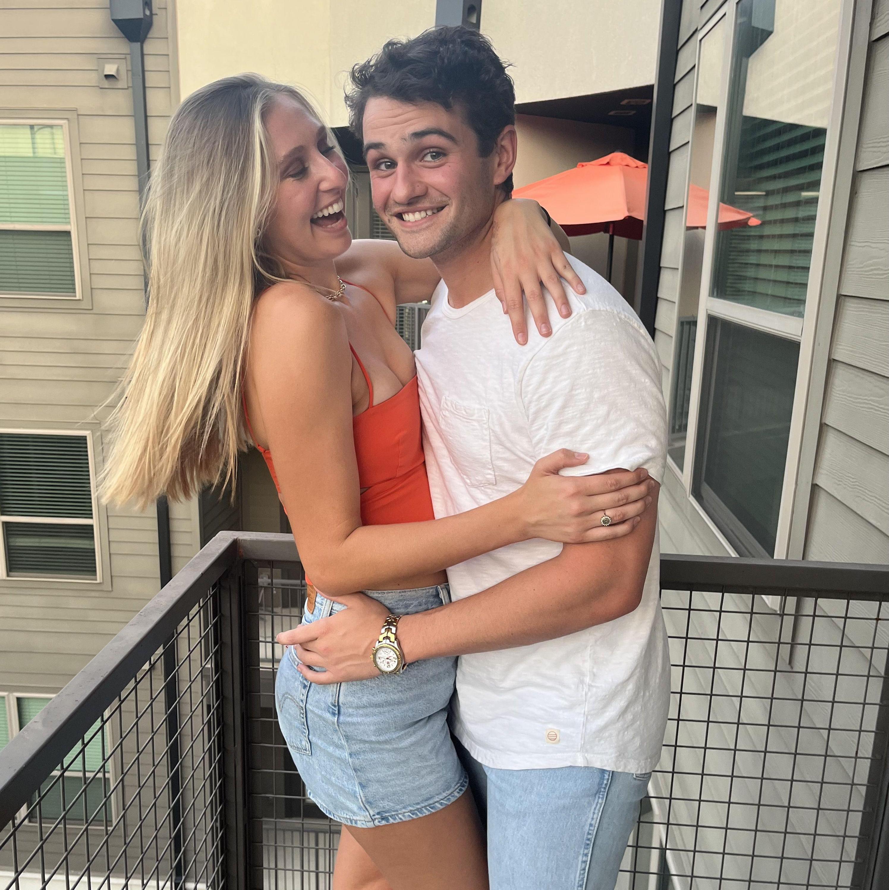 Our first photo together!