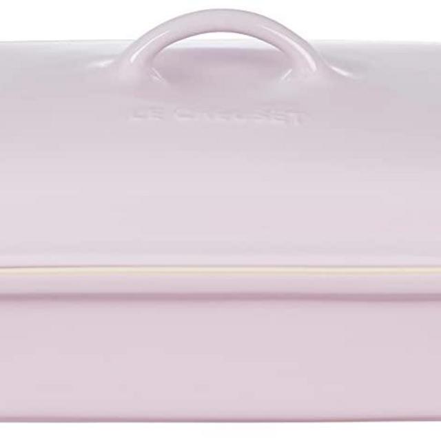 Le Creuset Stoneware Heritage Covered Rectangular Casserole, 4 Quart, Shallot