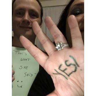 She said "Yes!" Engagement 12/8/19
