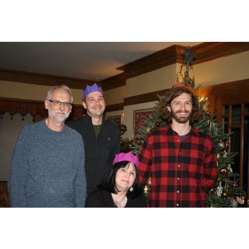Gareth's fam (Simon, Sharon, and Nathan)