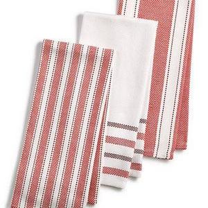 3-Pc. Basket Weave Kitchen Towels, Created for Macy's