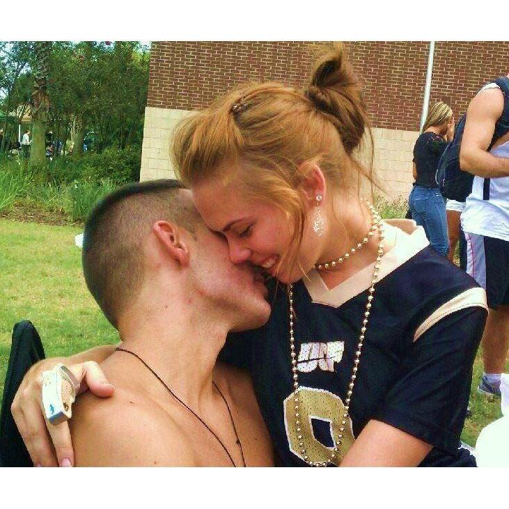 Us at a UCF football tailgate, 2011.