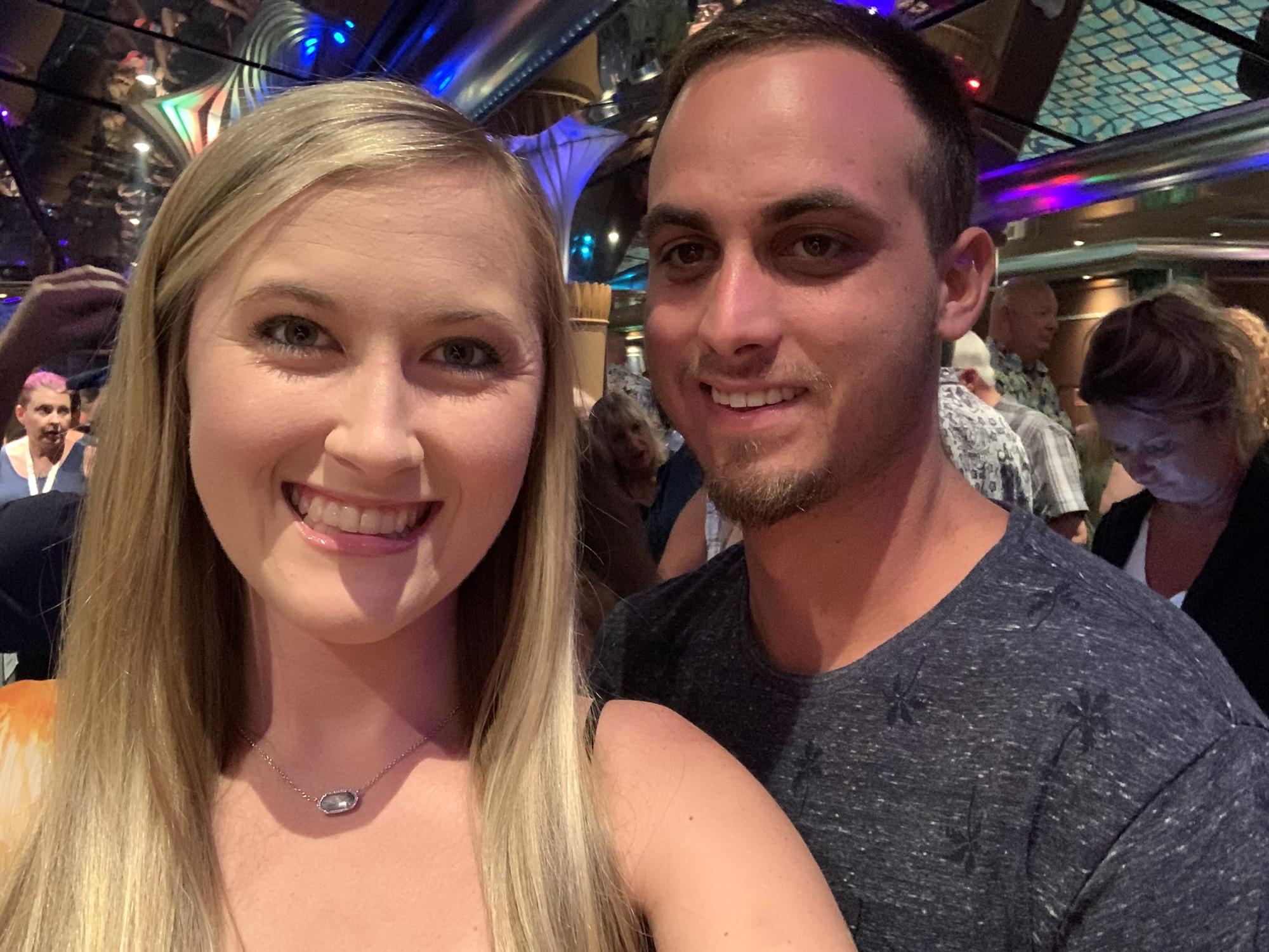 The last night of our engagement cruise