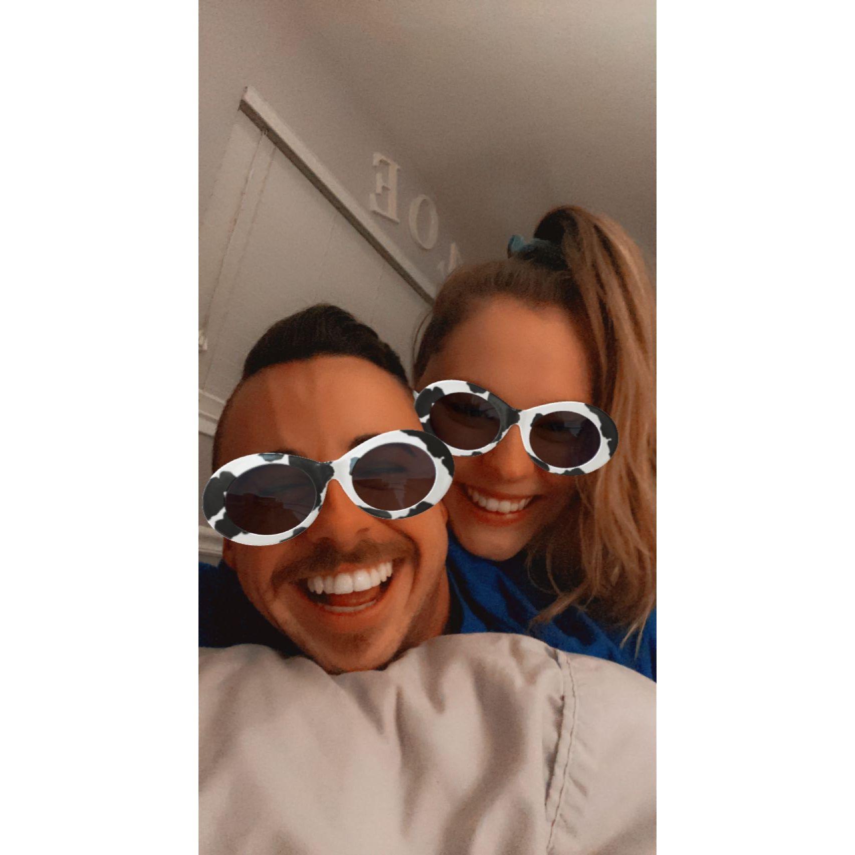 The first picture we took together