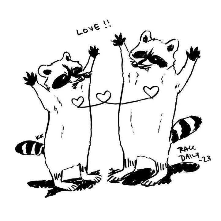 Us in cartoon form