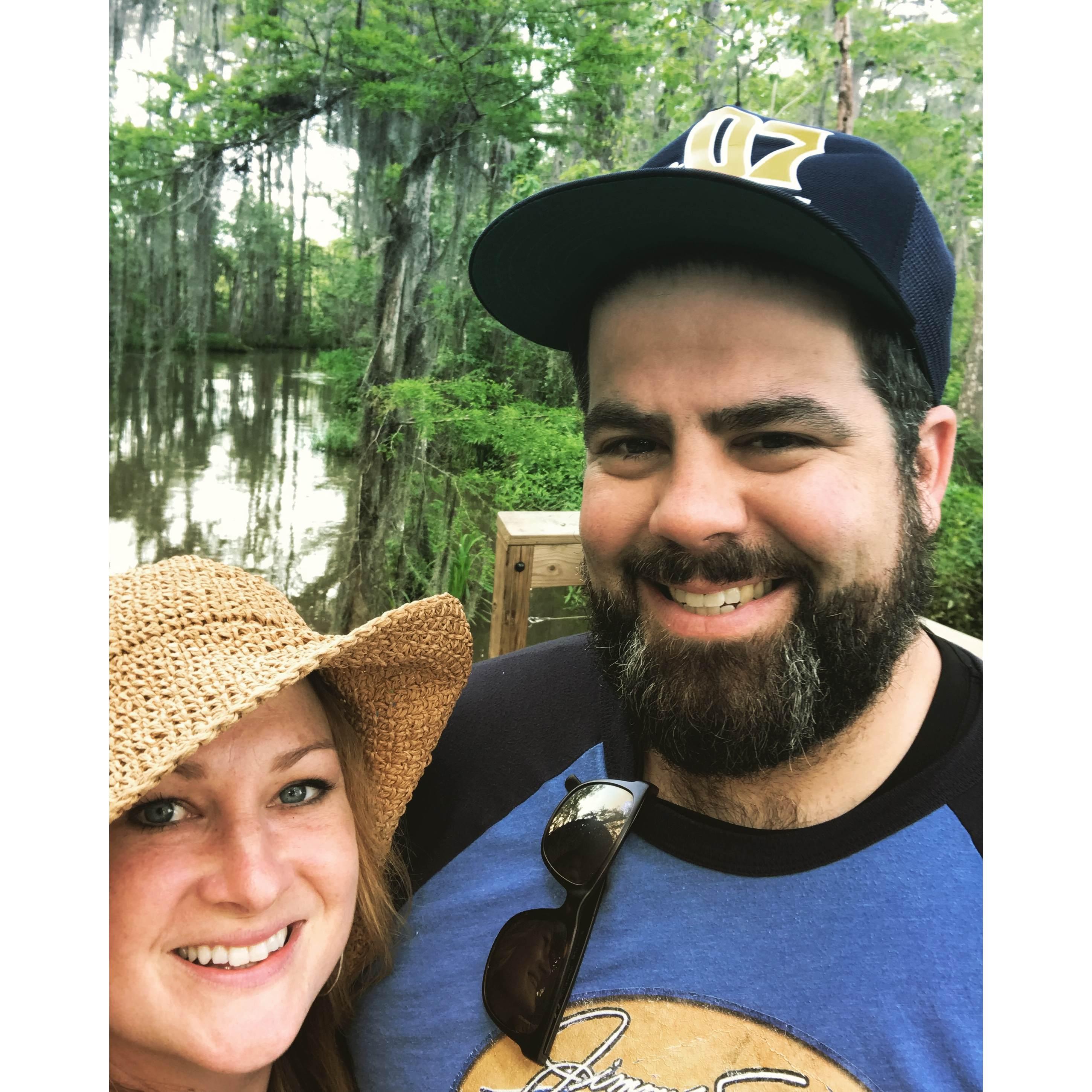 Swamp tour in Slidell, 2019.