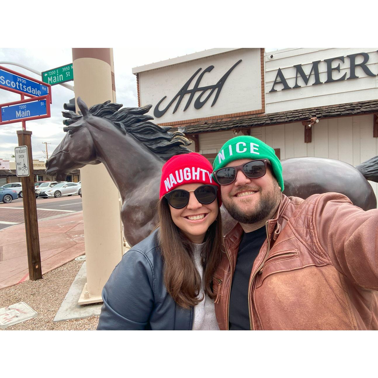 Bill's first trip to Scottsdale to meet Alli's people!
