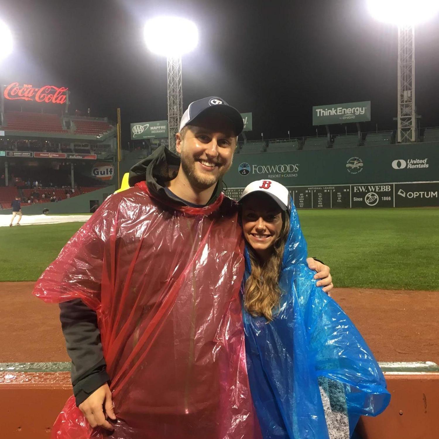 Our third date at Fenway Park and our first picture together!