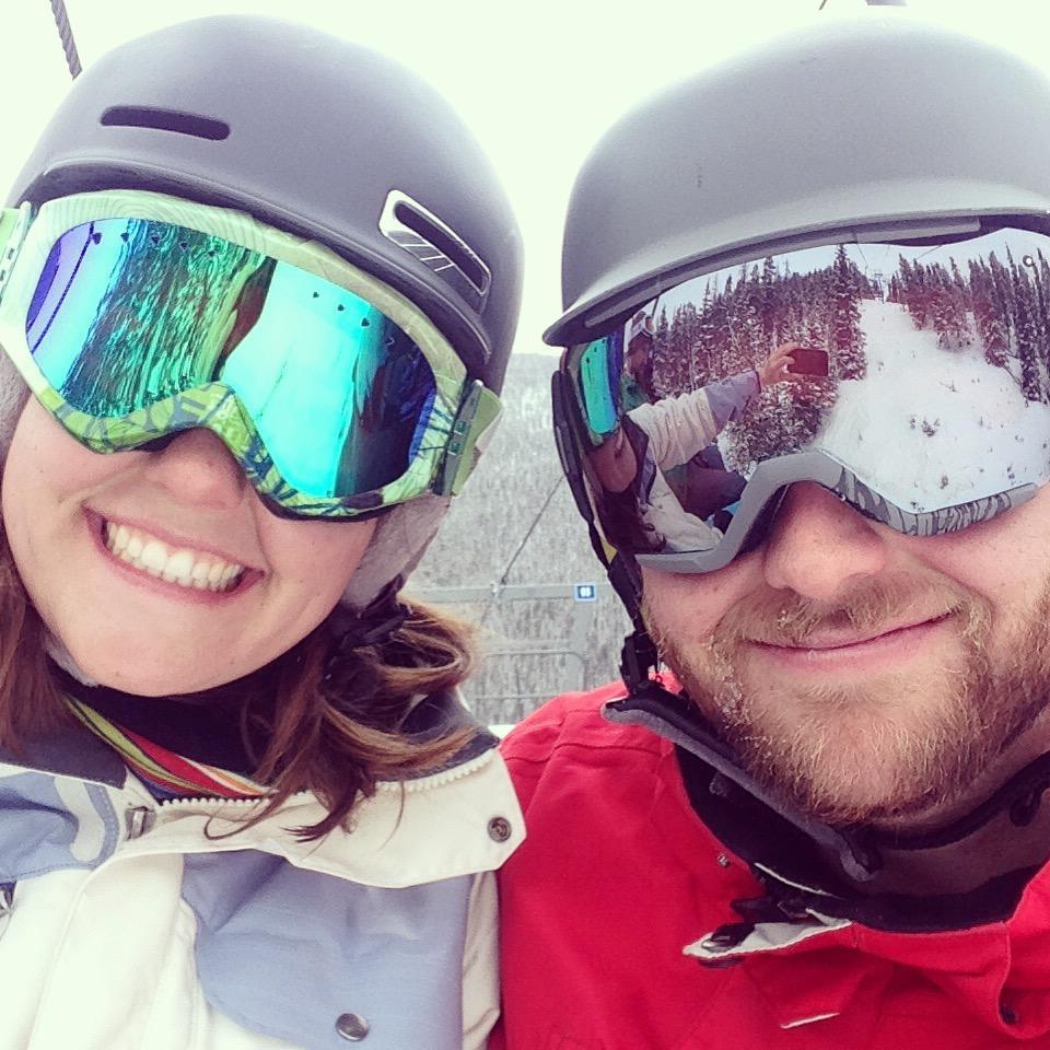 Many of our winter days have been spent on the slopes since Curt taught me how to snowboard!