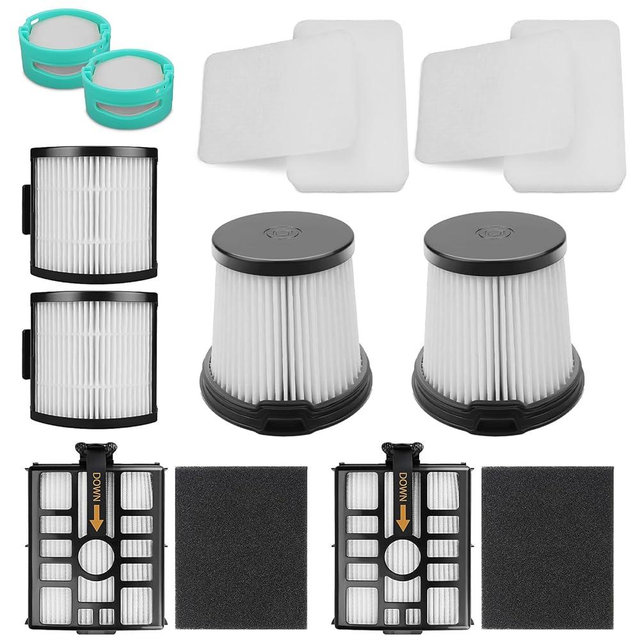IW3511 IW1111 HEPA Filters Replacement Parts For Shark IW3511 Detect Pro Lightweight Cordless Stick Vacuum Cleaner. For Shark Detect Pro Auto-Empty System Portable Handheld Attachment Washable Kits.