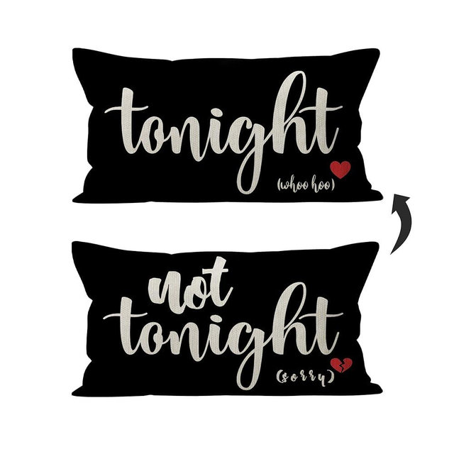 Mancheng-zi Bridal Gift,12x20 Pillow Cover,Bridal Shower Gifts,Funny Couples Reversible Linen Pillow Cover, Bachelorette Party Gifts,Bridal Gifts for Bride,Wedding Gifts for Bride(Black)