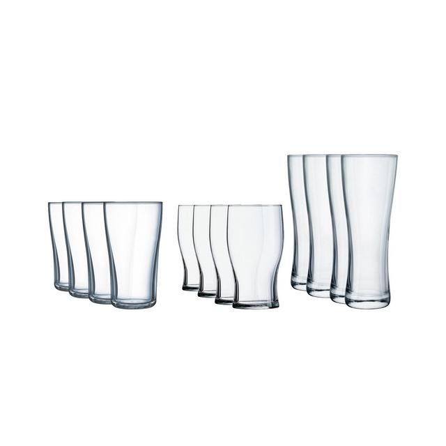 Luminarc Craft Brew Brew Master's Beer Glass 12 pc Set
