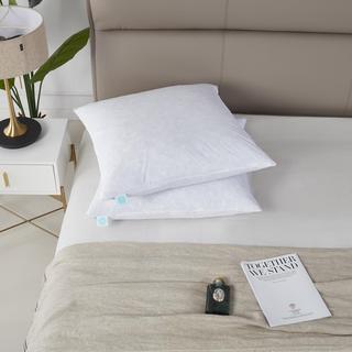 233-Thread Count Euro Square Feather Firm Pillow, Set of 2