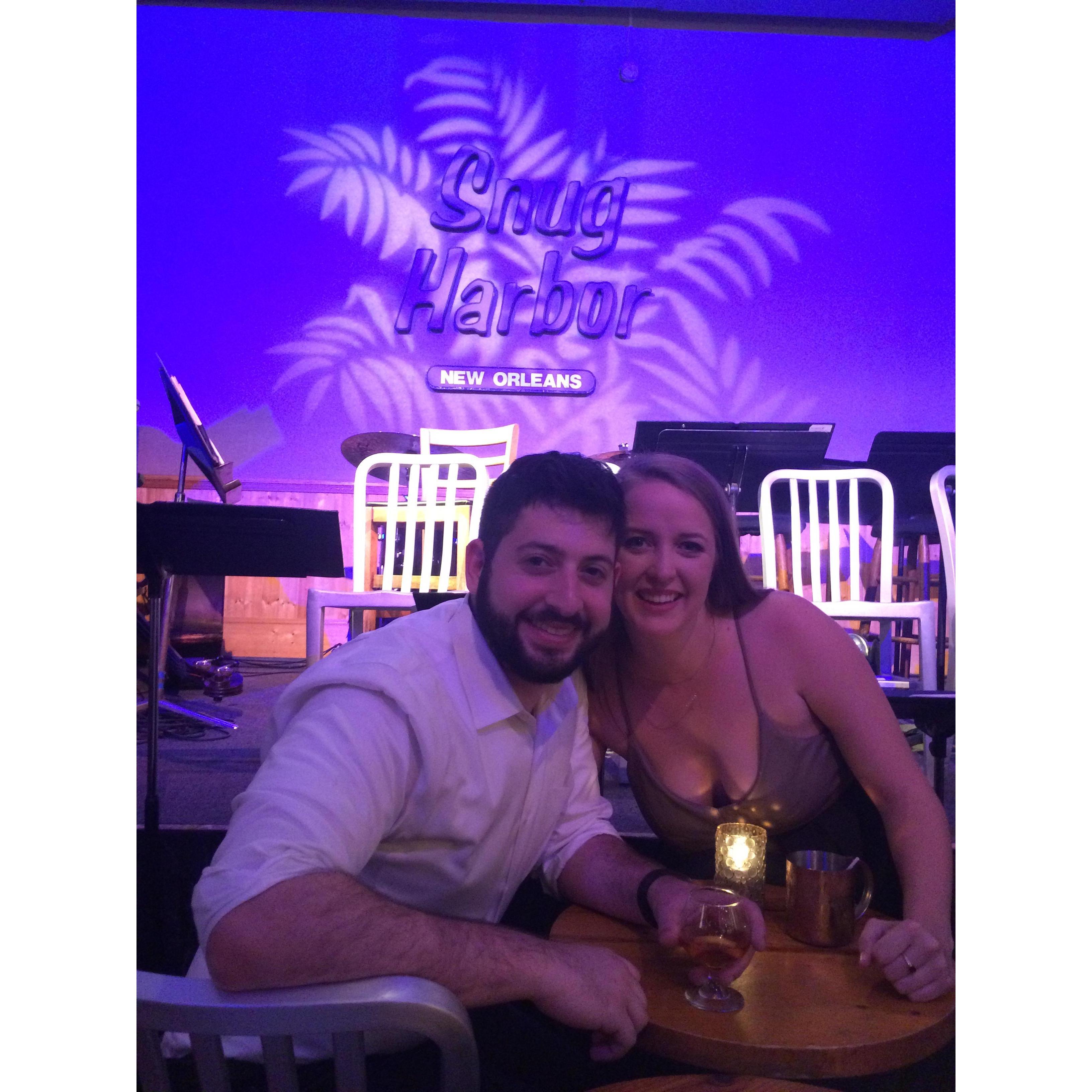 On our 6 month we took a trip to New Orleans to visit Andrews family, but also got some good Jazz shows in!