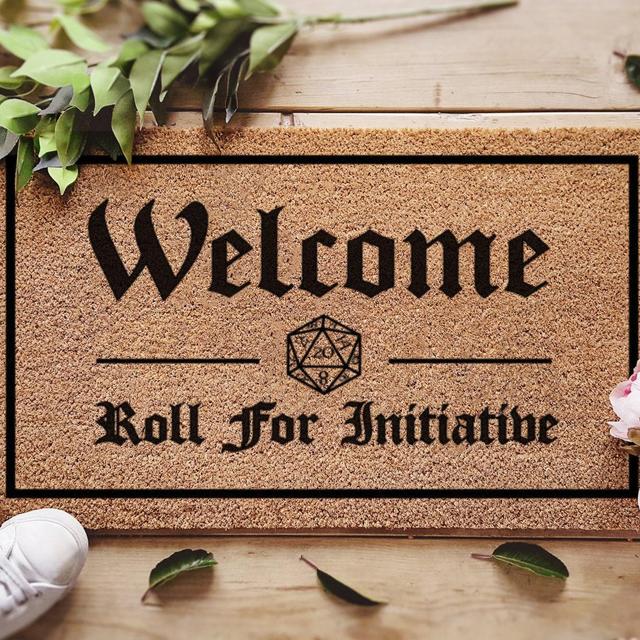 Dungeons And Dragons Doormat - Roll For...