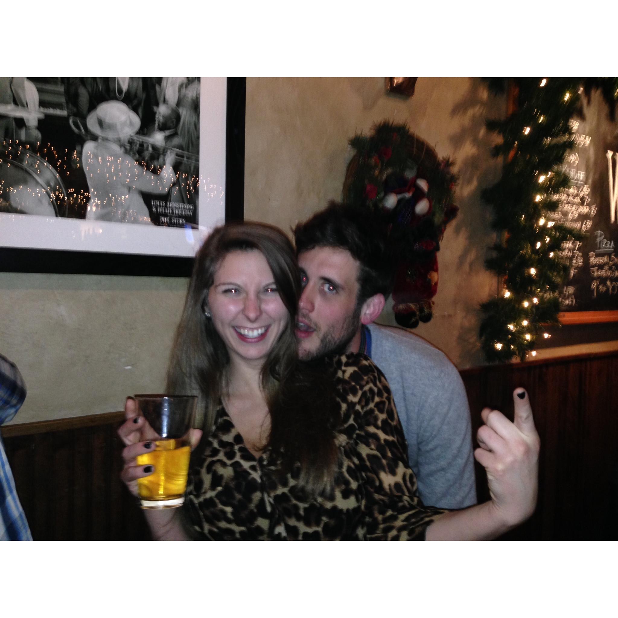 First picture ever taken of Kyle and Taryn. What a beautiful, sober, couple.