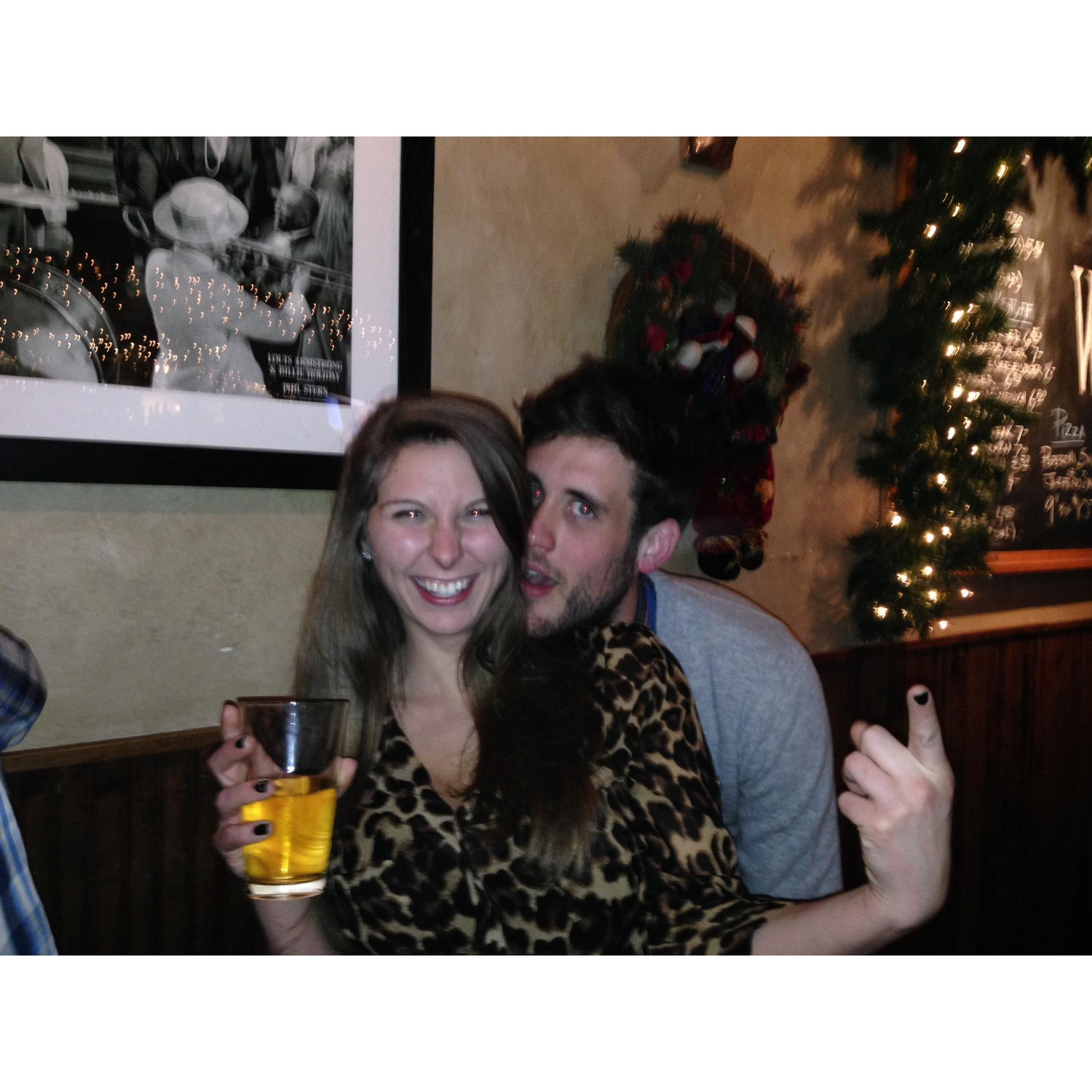 First picture ever taken of Kyle and Taryn. What a beautiful, sober, couple.