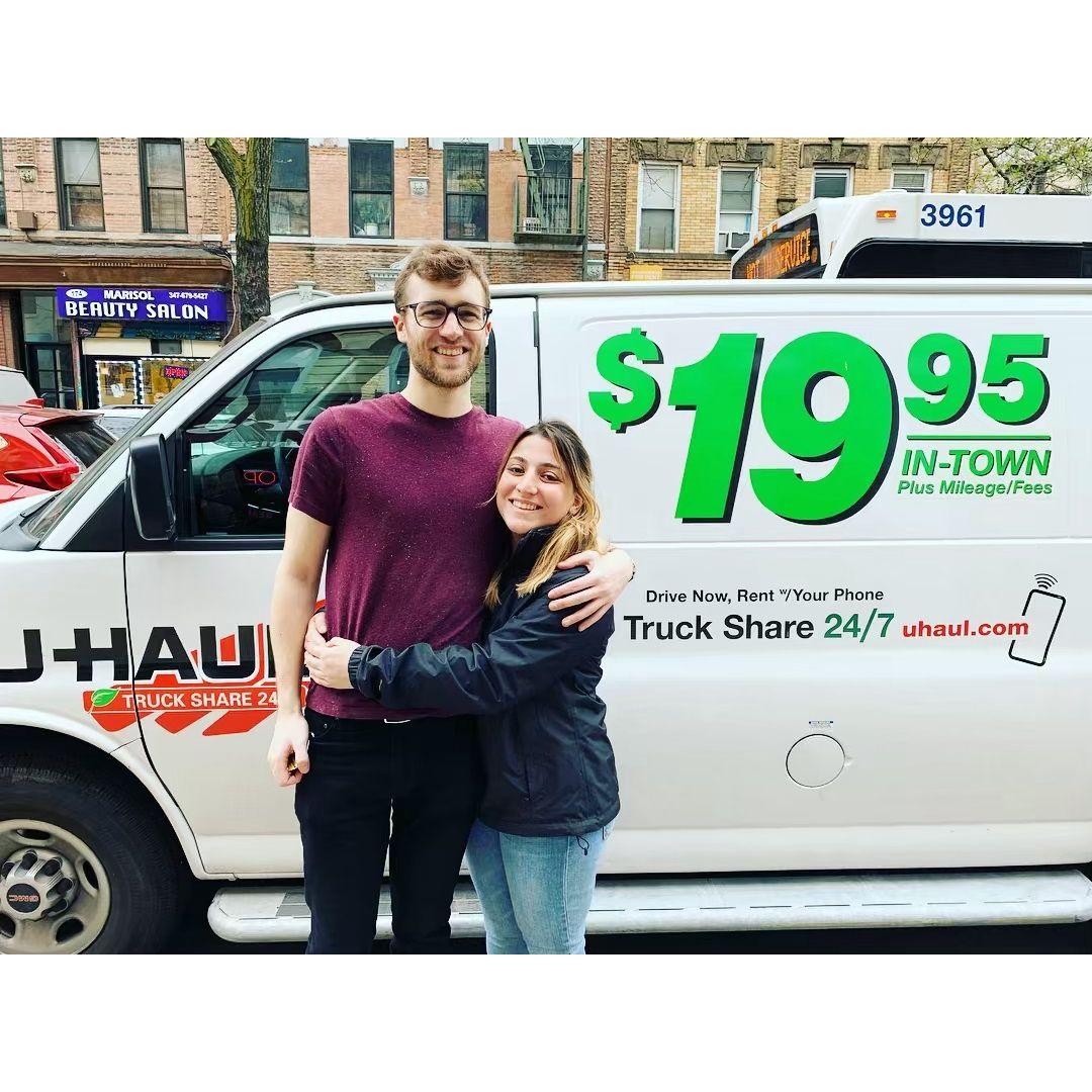The day we moved in together in 2018!