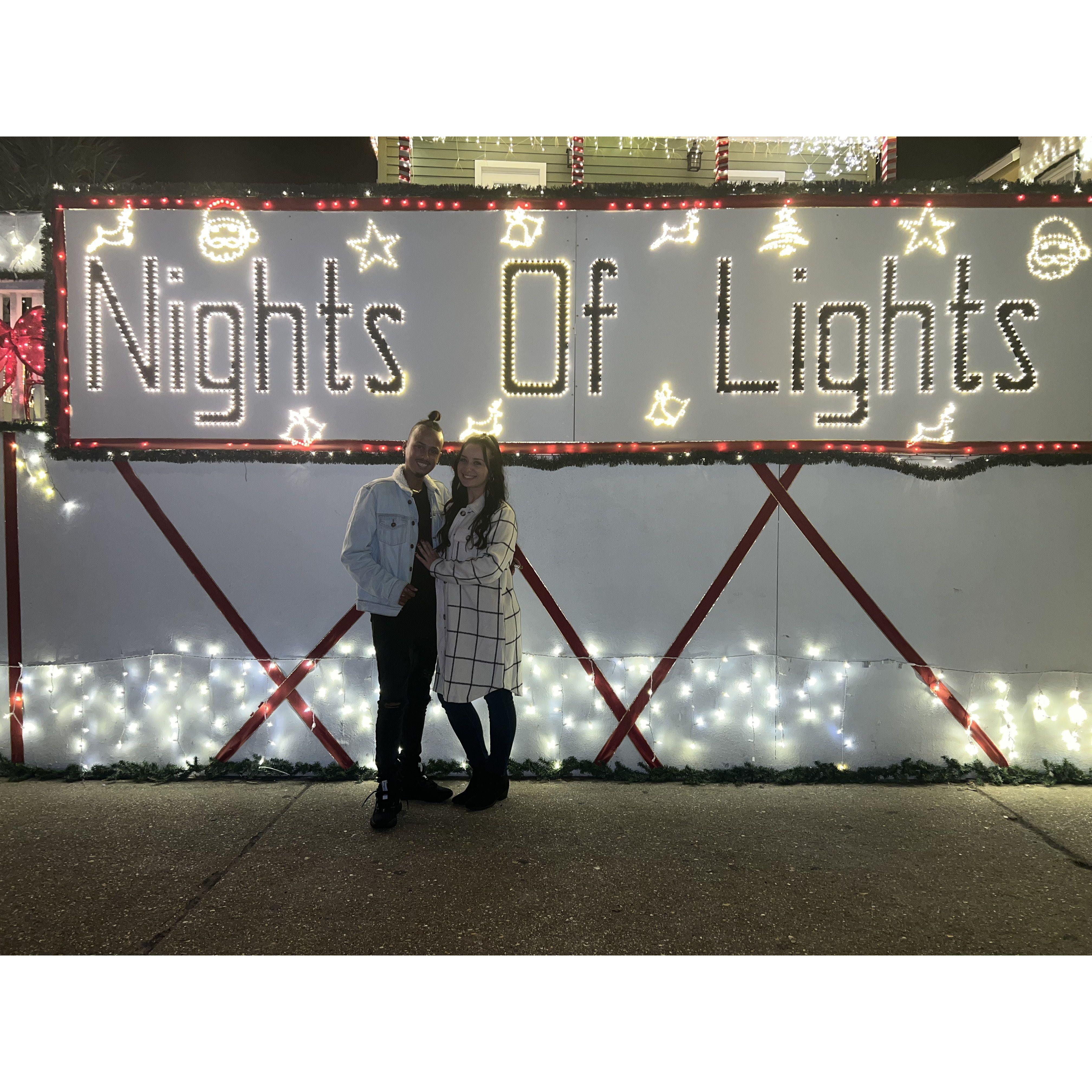 We got to see the Night of Lights!