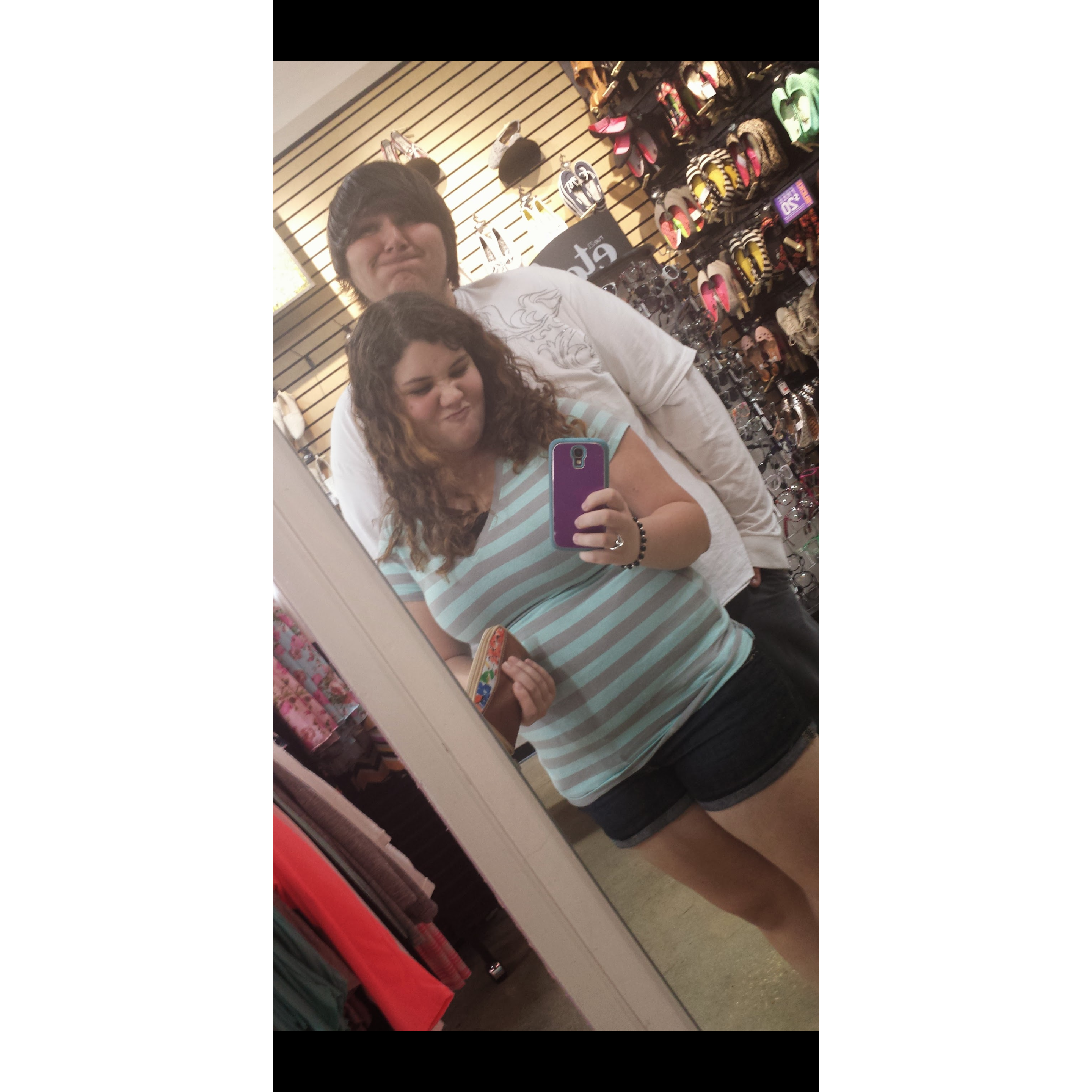 Our first date was at the mall.