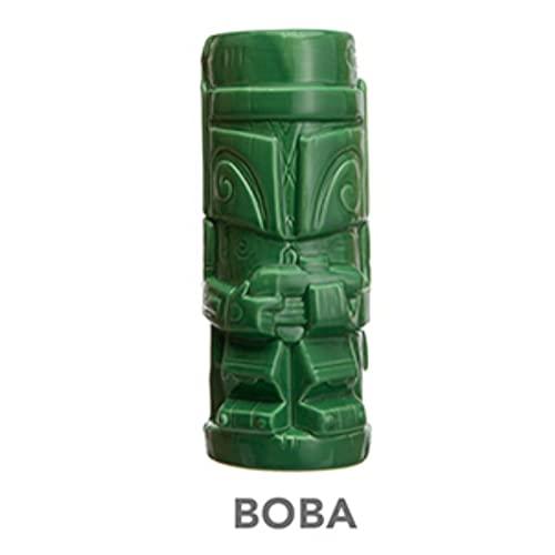 ThinkGeek Geeki Tikis Boba Fett 14-Ounce Ceramic Drinking Mug - Officially-Licensed Star Wars Merchandise
