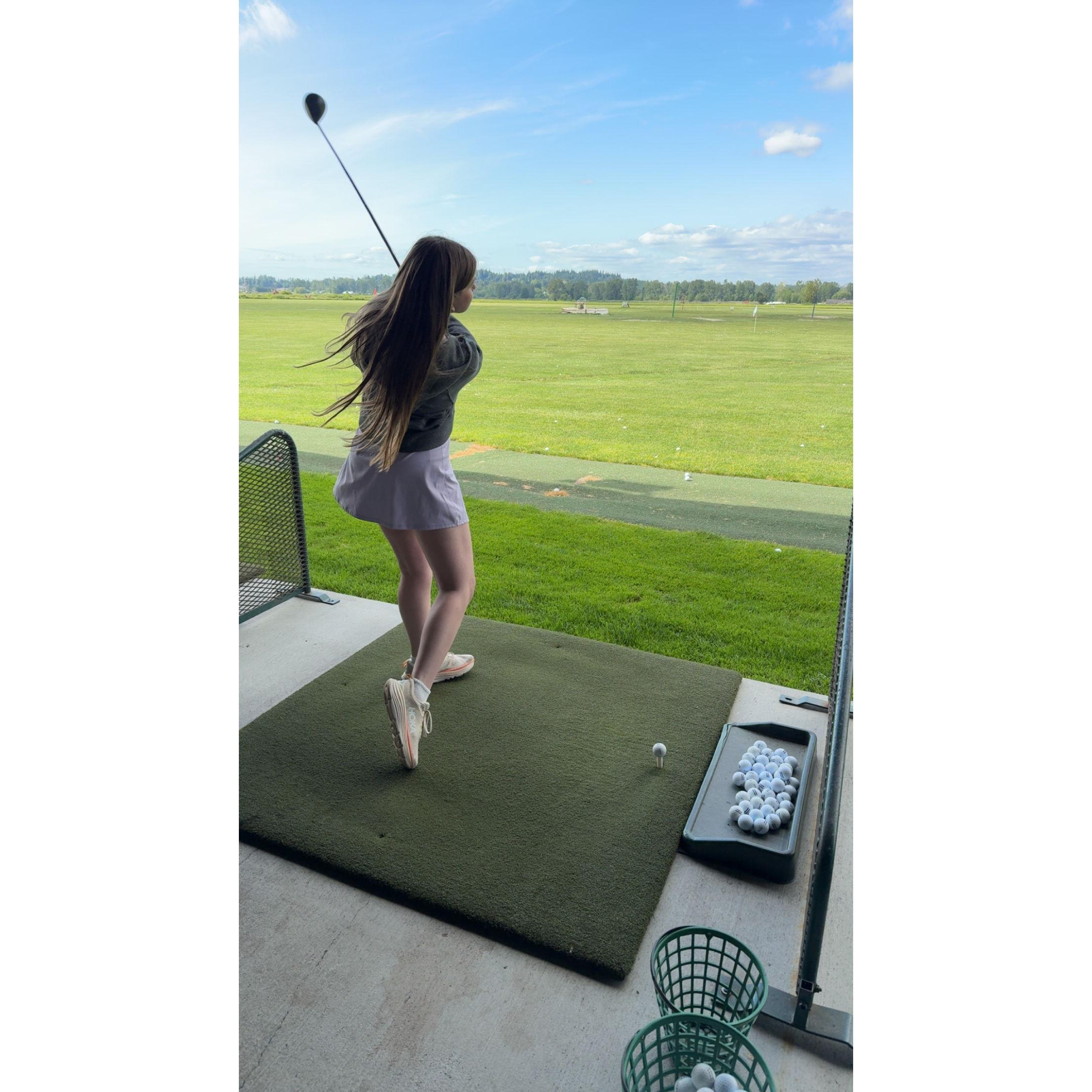 Josh gave me a love for golf. Yeah...I smoked it.