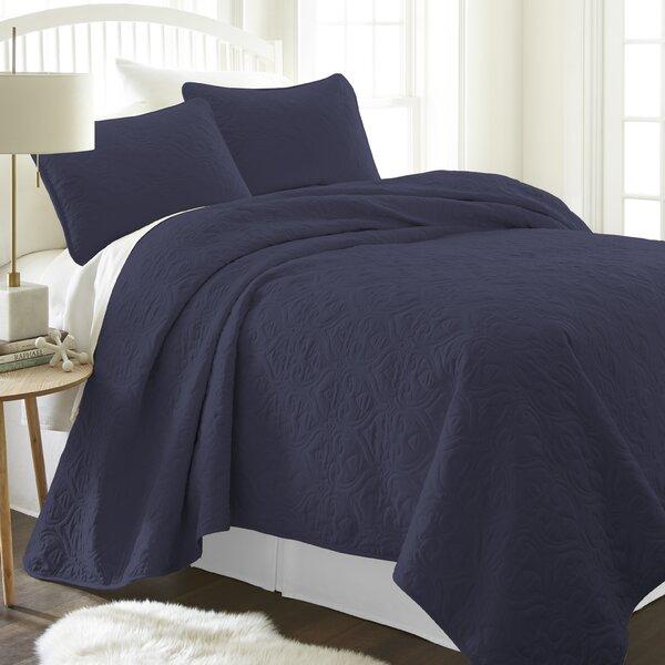 Beltran Coverlet Set - Full/Queen - Navy