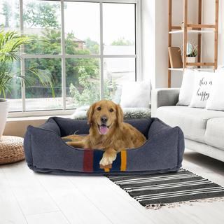 Vintage Camp Lake Kuddler Dog Bed